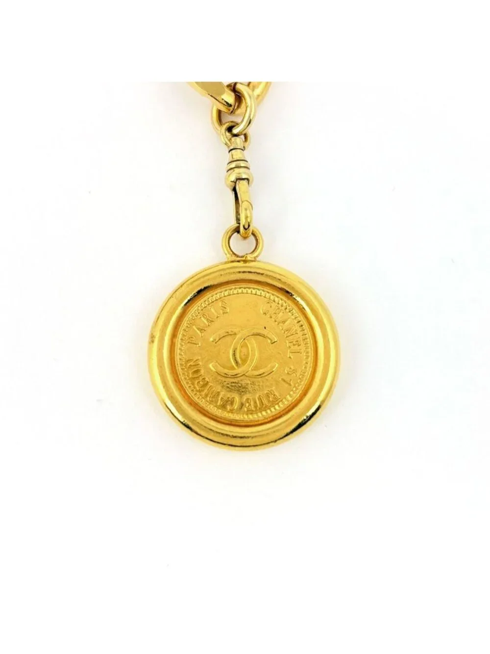 Chanel Belt CC Logo 31 Rue Cambon Gold Plated
